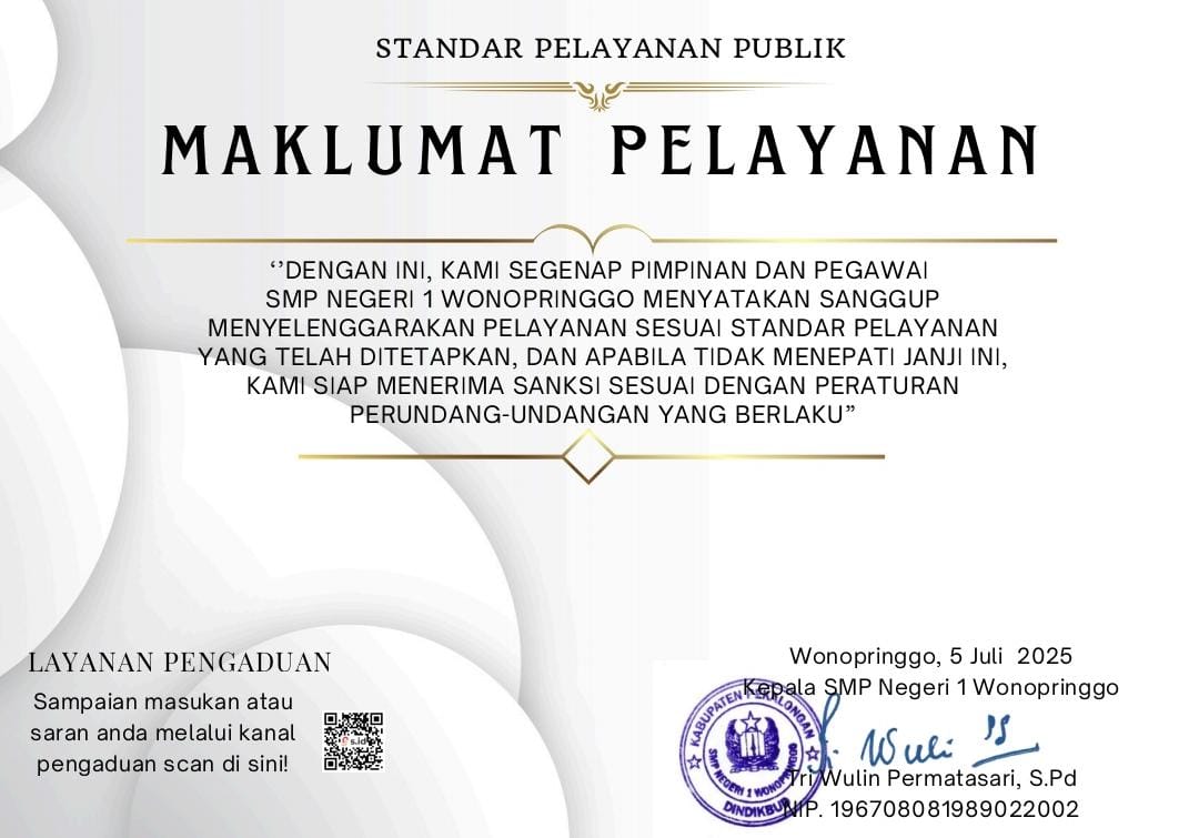 MAKLUMAT PELAYANAN